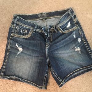 Silver Suki jean shorts